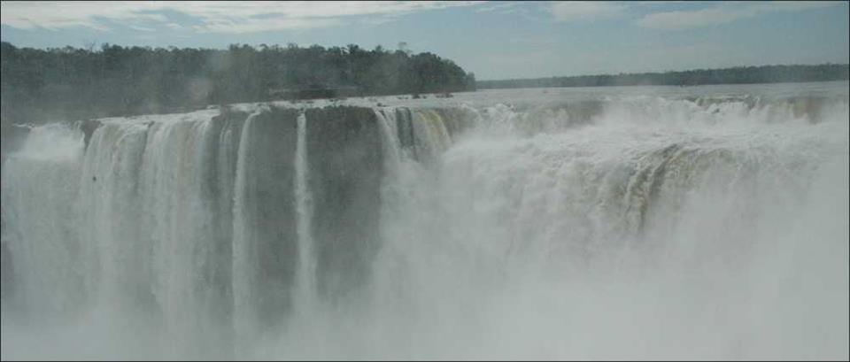 Iguazu Falls on Brazil-Argentina border