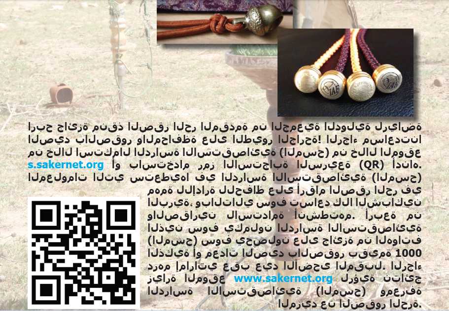 Part of the Survey Leaflet in Arabic
