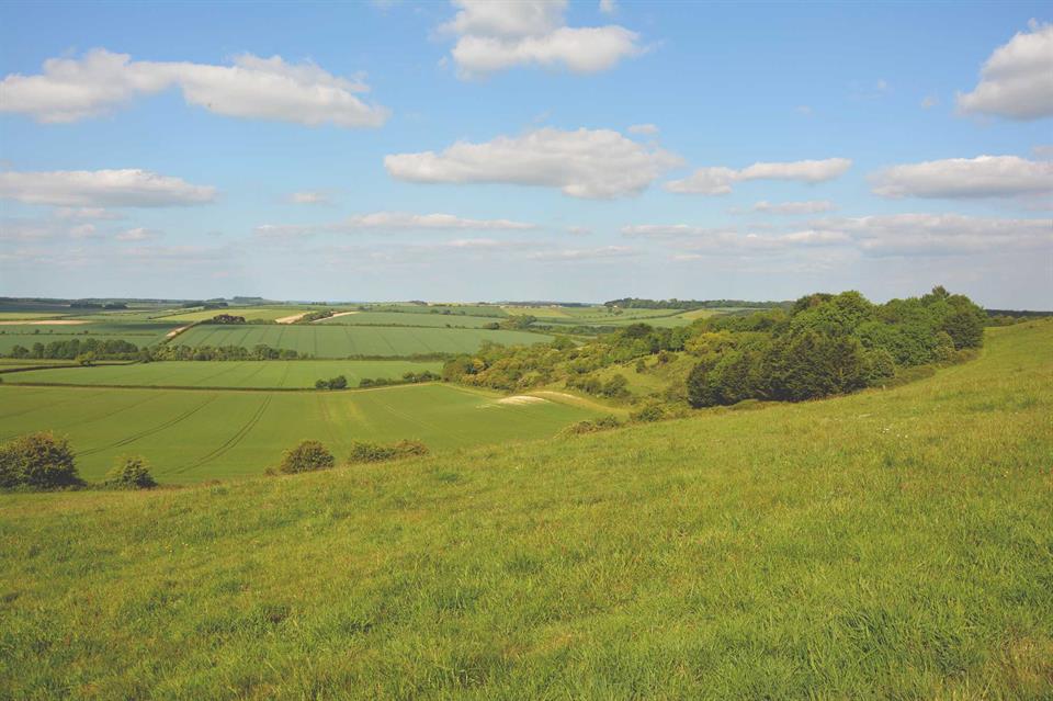 Farmland in the catchment of the River Avon © Peter Thompson