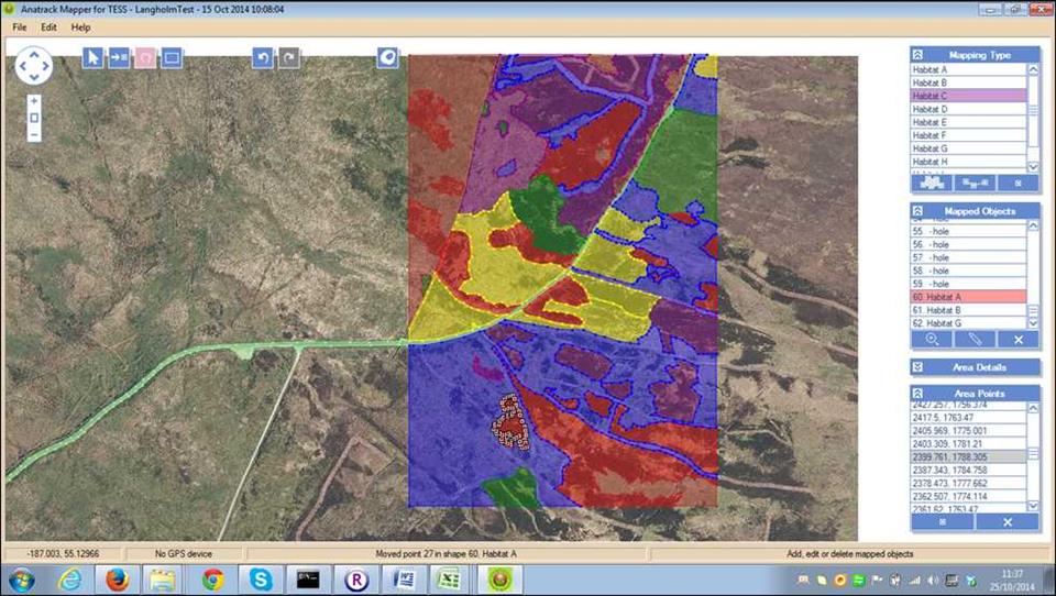 A multilingual mapping tool for habitats